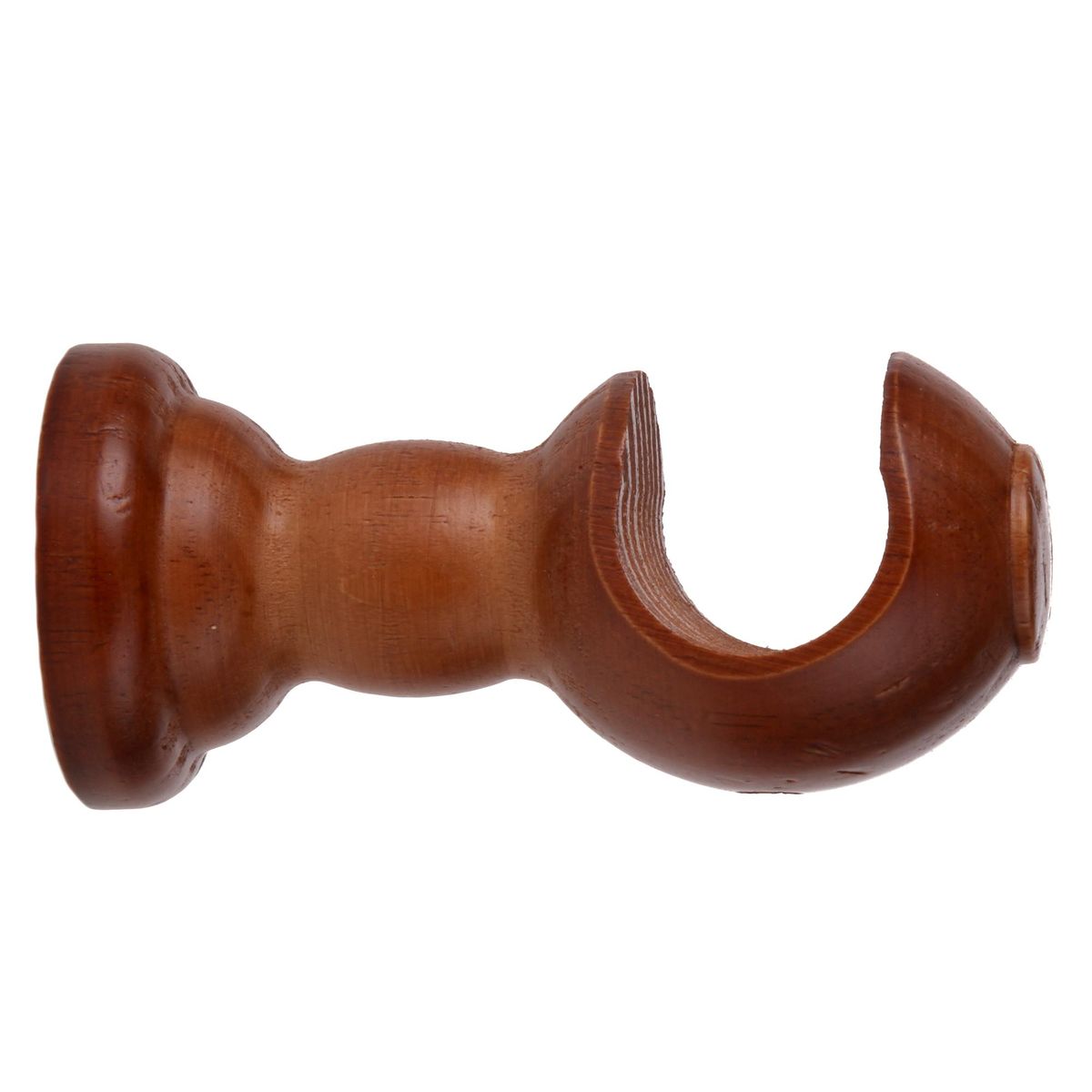 JUST HOME COLLECTION - Soporte para barra de cortina 19 mm chocolate