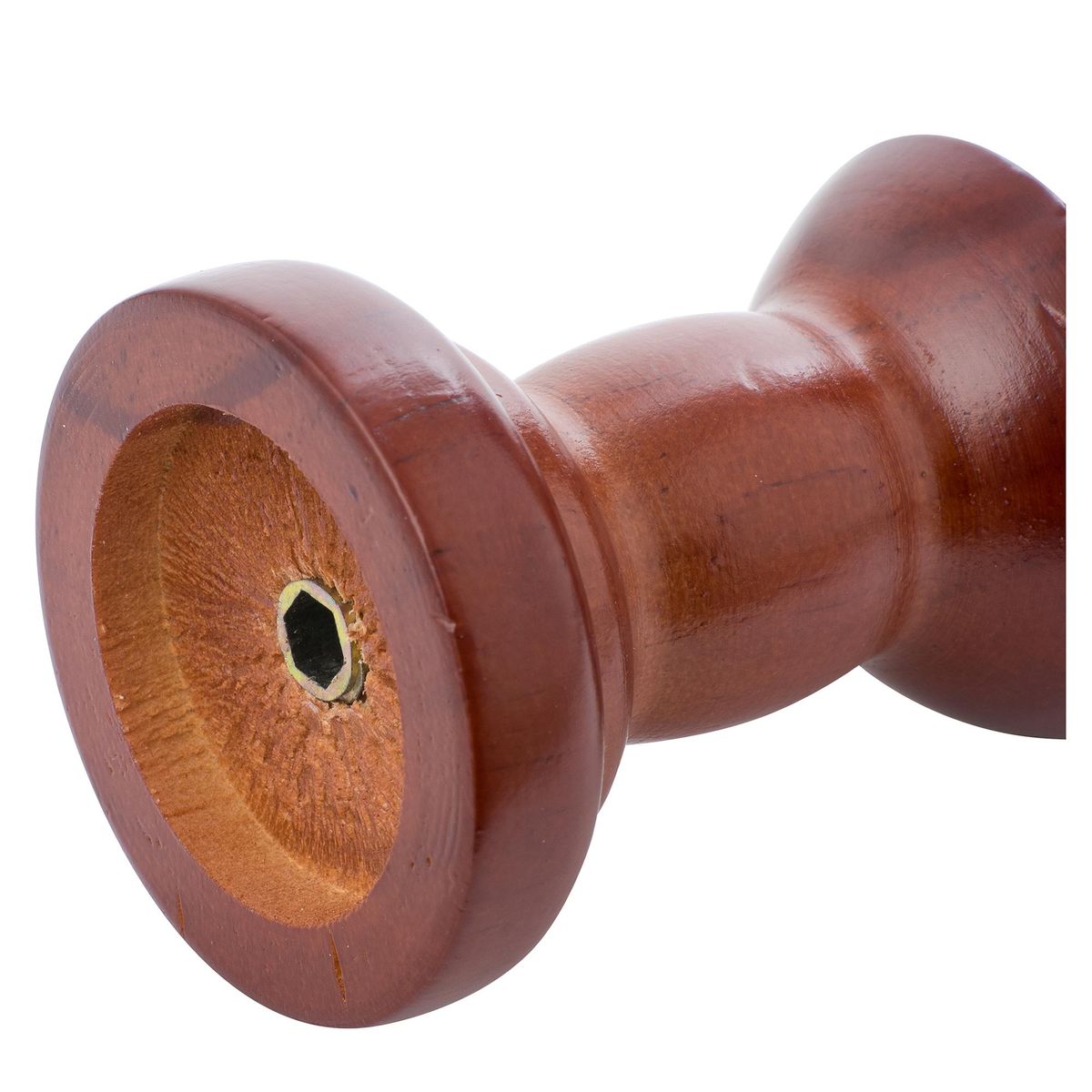 JUST HOME COLLECTION - Soporte para barra de cortina 19 mm chocolate