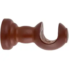 JUST HOME COLLECTION - Soporte para barra de cortina 28 mm chocolate