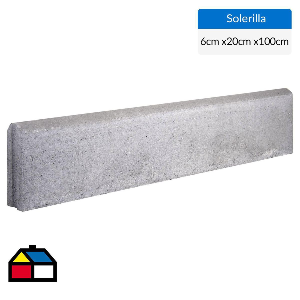 ARROW GROUP - Solerilla 100 x 20 x 6 cm canto redondo