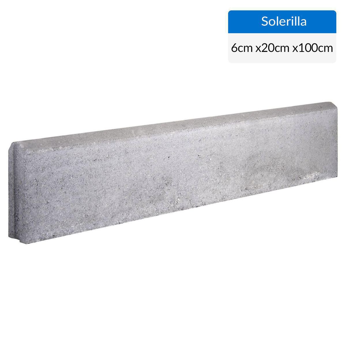 ARROW GROUP - Solerilla 100 x 20 x 6 cm canto redondo