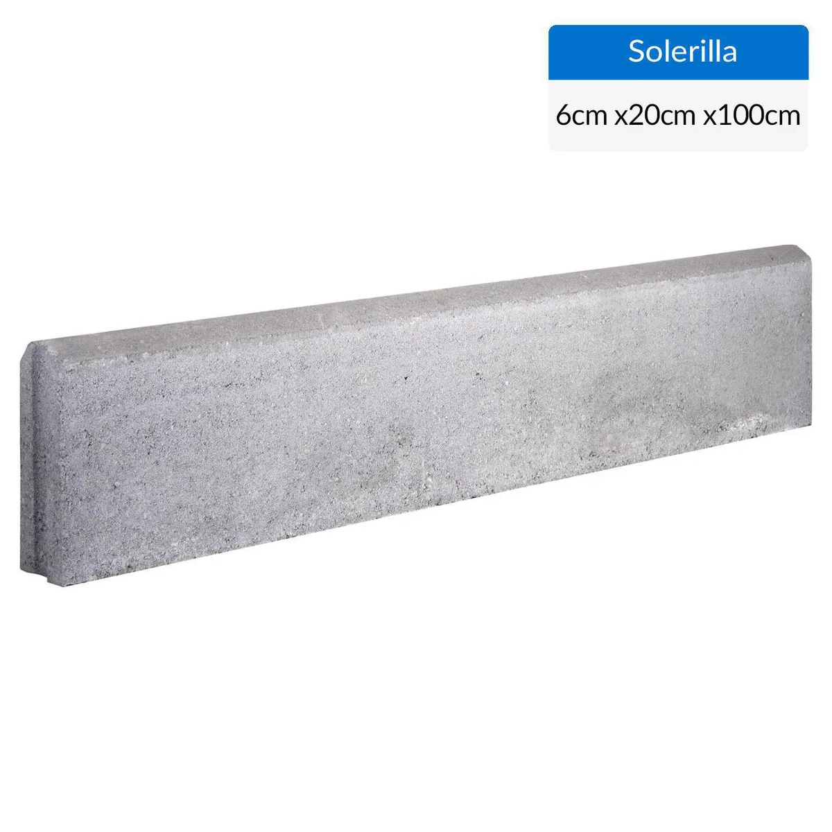 ARROW GROUP - Solerilla 100 x 20 x 6 cm canto redondo