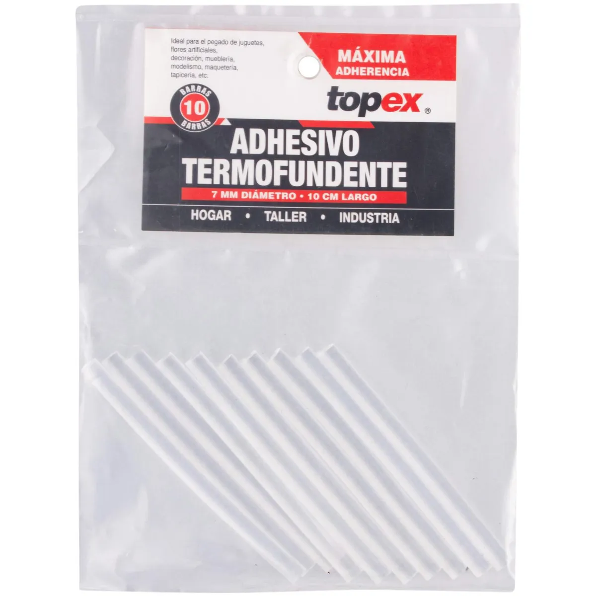 TOPEX - Set de barras de silicona 10 barras
