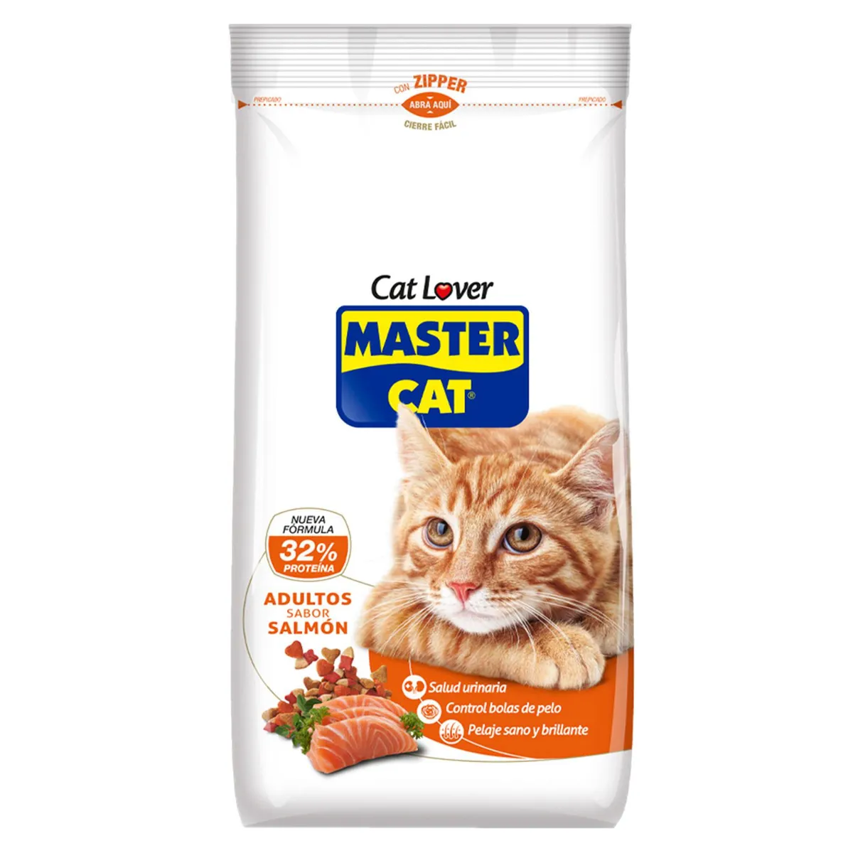 MASTER CAT - Alimento para Gato Adulto Salmón, sardina 3 kg