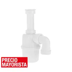 HOFFENS - Sifón plástico 1 1/4"x1 1/2"
