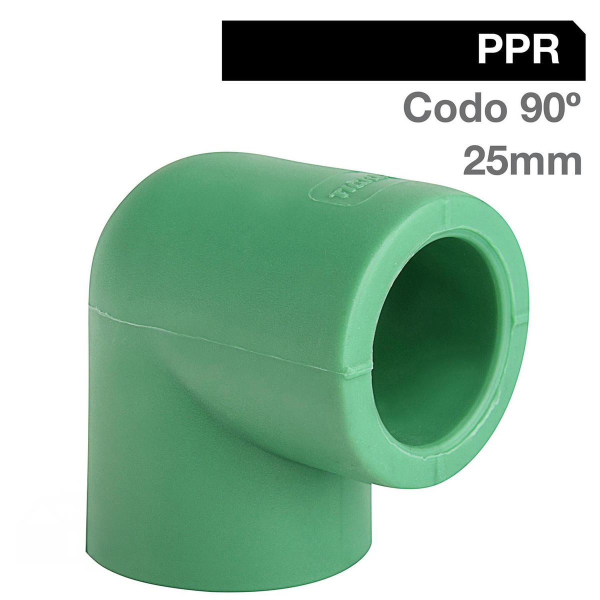 TIGRE - Codo 90o PPR Fusión 25mm 1u