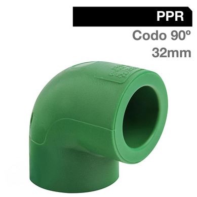 Codo 90o PPR Fusin 32mm  1u