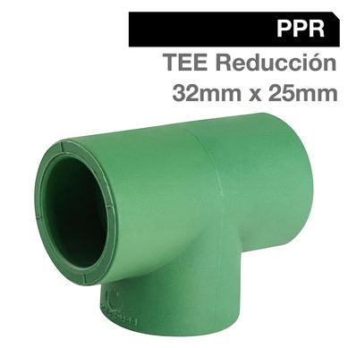 Tee Reduccin PPR Fusin 32mm x 25mm x 32nn 1u