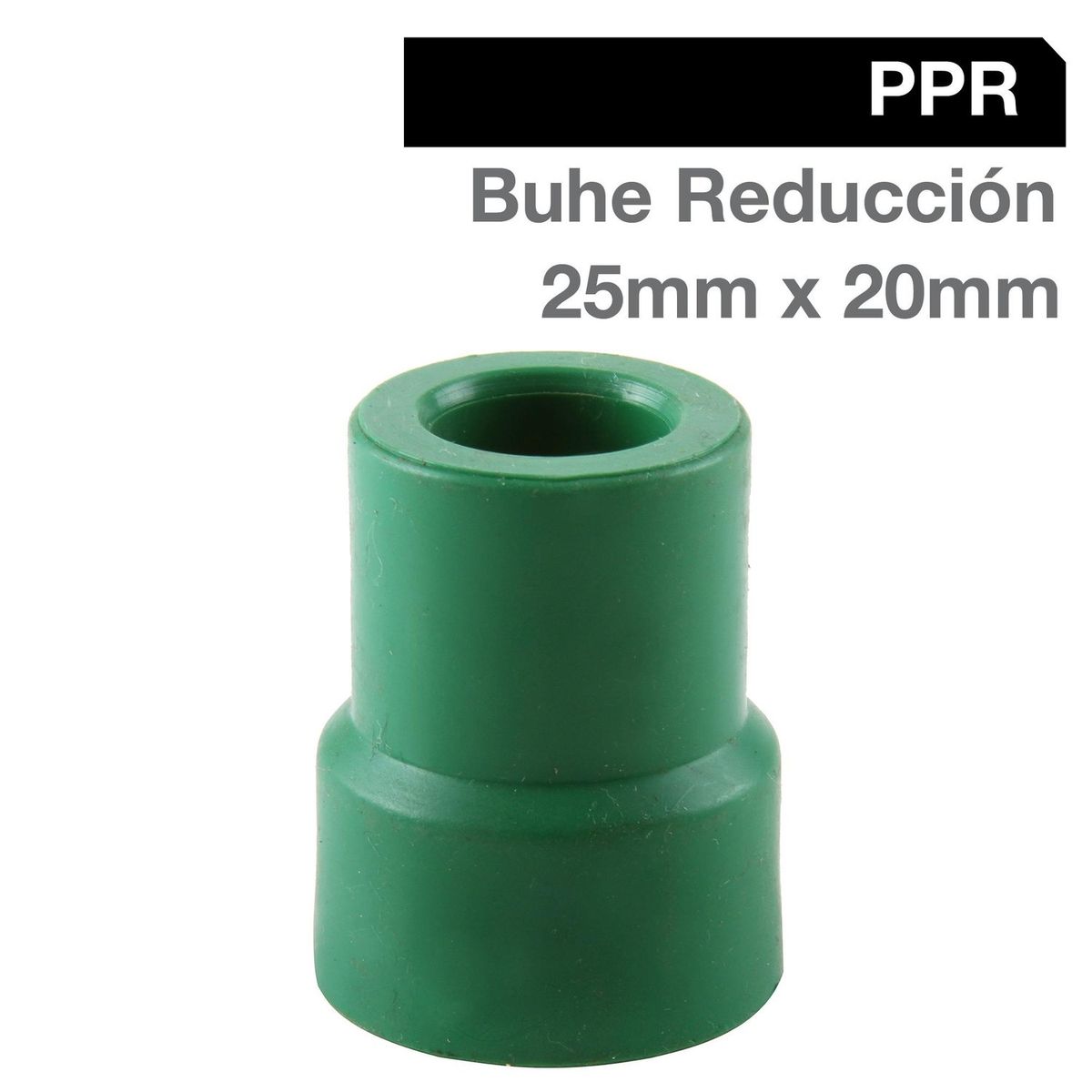 TIGRE - Buje Reducción PPR Fusión 25mm x 20mm  1u