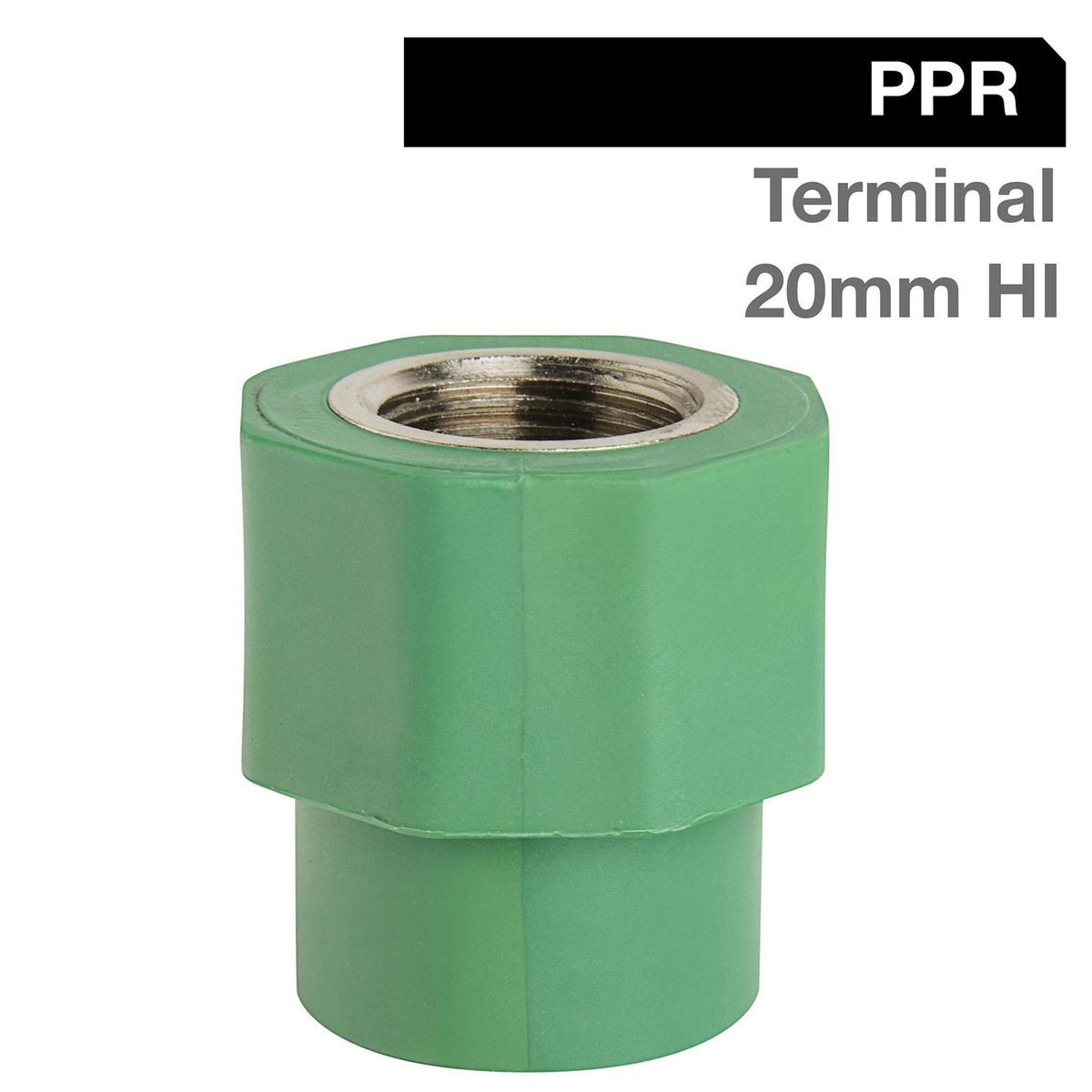 TIGRE - Terminal HI PPR Fusión 20mm x 1/2" 1u