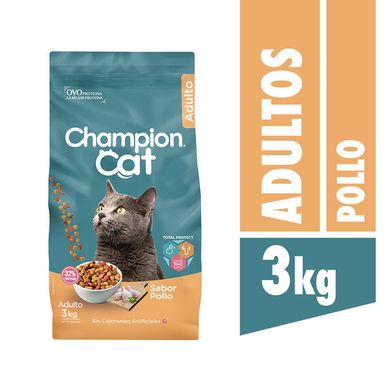 Alimento seco para gato adulto 3 kg pollo