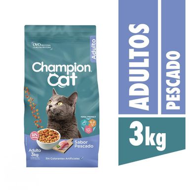 Alimento seco para Gato Adulto Pescado 3 kg