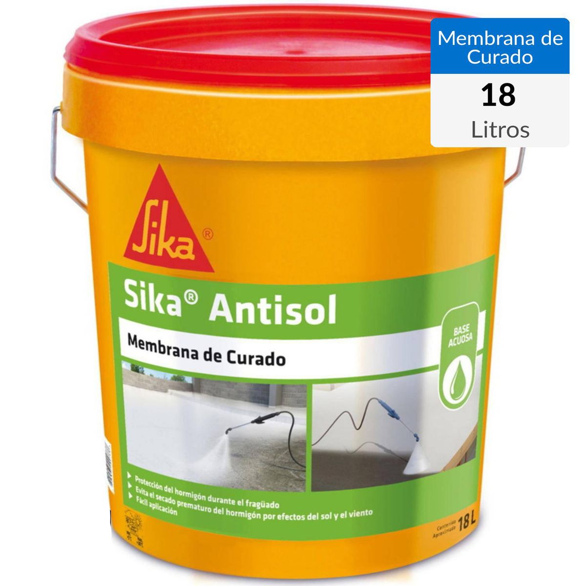 SIKA - Sika Membrana Antisol de Curado Tineta 18 l