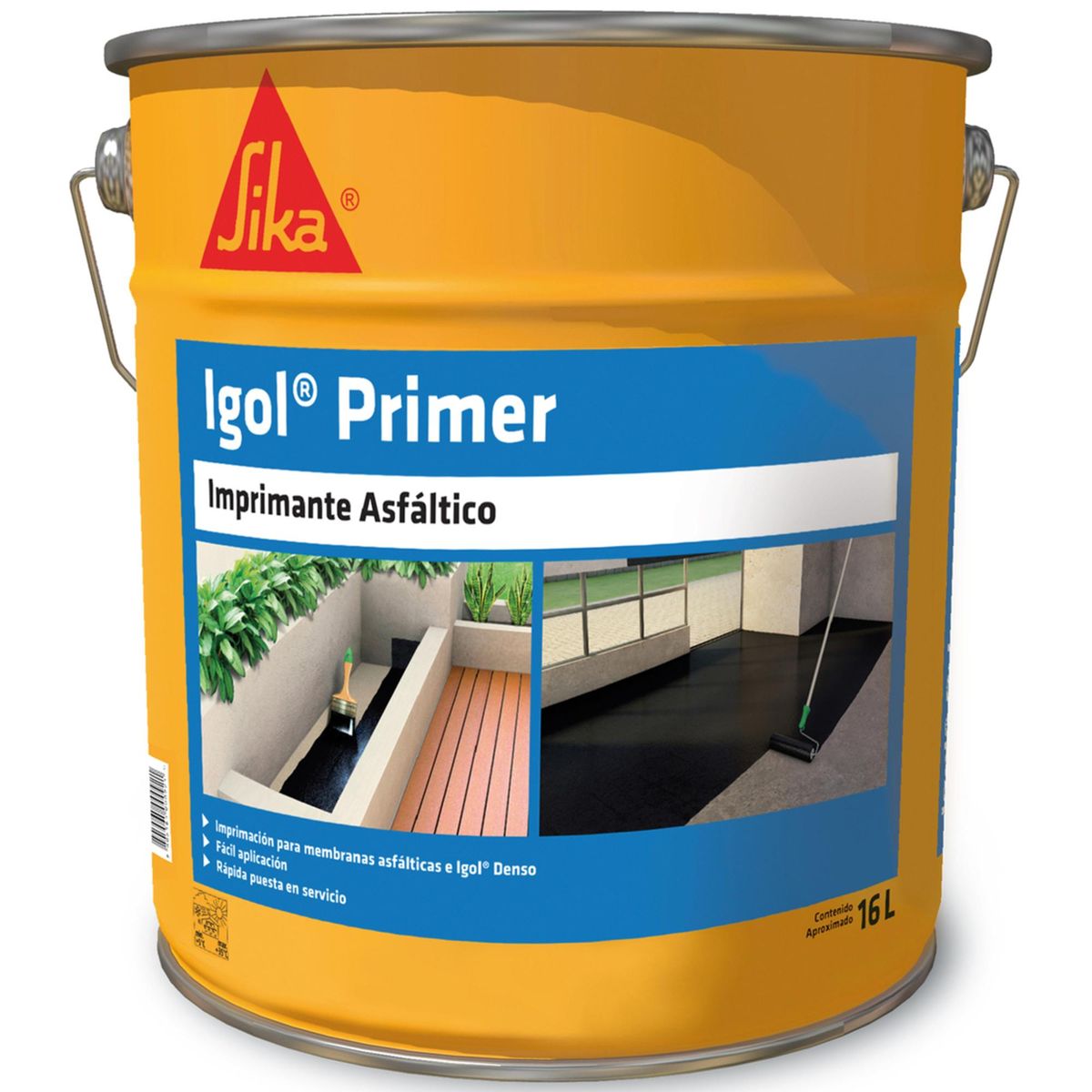 SIKA - Primer Imprimante Asfáltico Igol Tineta 16 l
