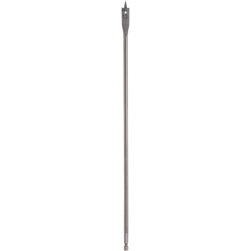 BAUKER - Broca extra larga paleta 13x400 mm centradora