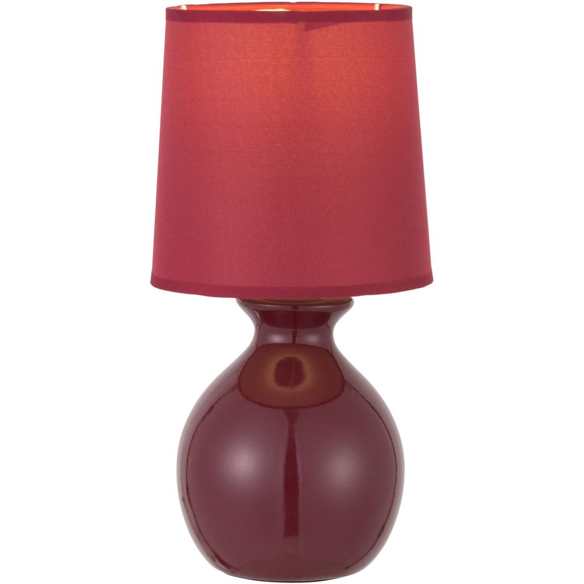 TEMPORA - Lámpara Mesa Bloom Burdeo 11.4x30 cm