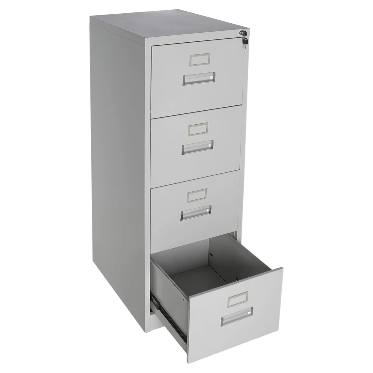 MOVILOCKERS - Mueble Archivador 4 Cajones Gris 136x46x60 cm