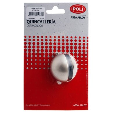 Tope para puerta cromado