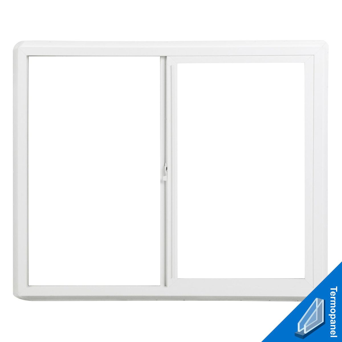 WINTEC - Ventana termopanel PVC 121x100 cm blanco corredera