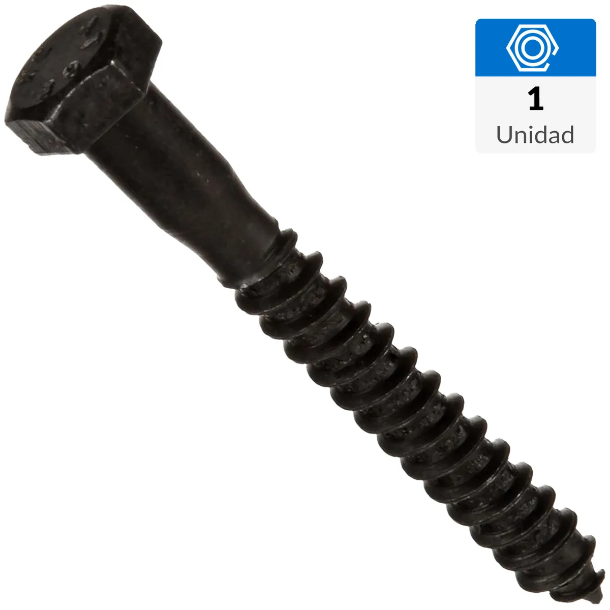FIXSER - Tornillo Tirafondo Madera 3-1/2 " 3/8 " 1 unidad(es)