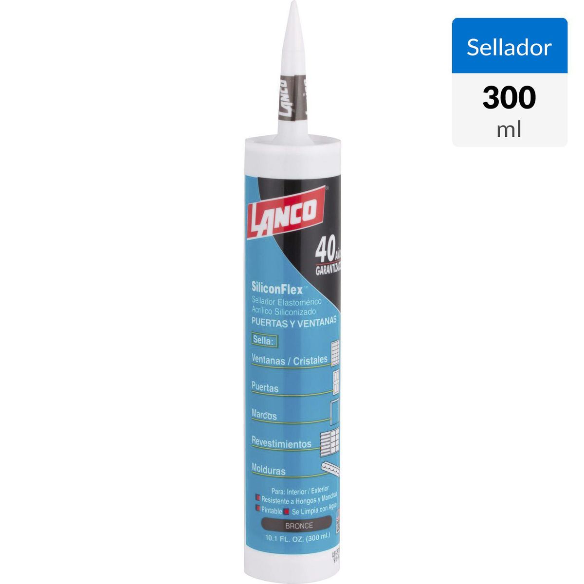 LANCO - Sellador Lanco Multiuso 300 ml Interior Exterior