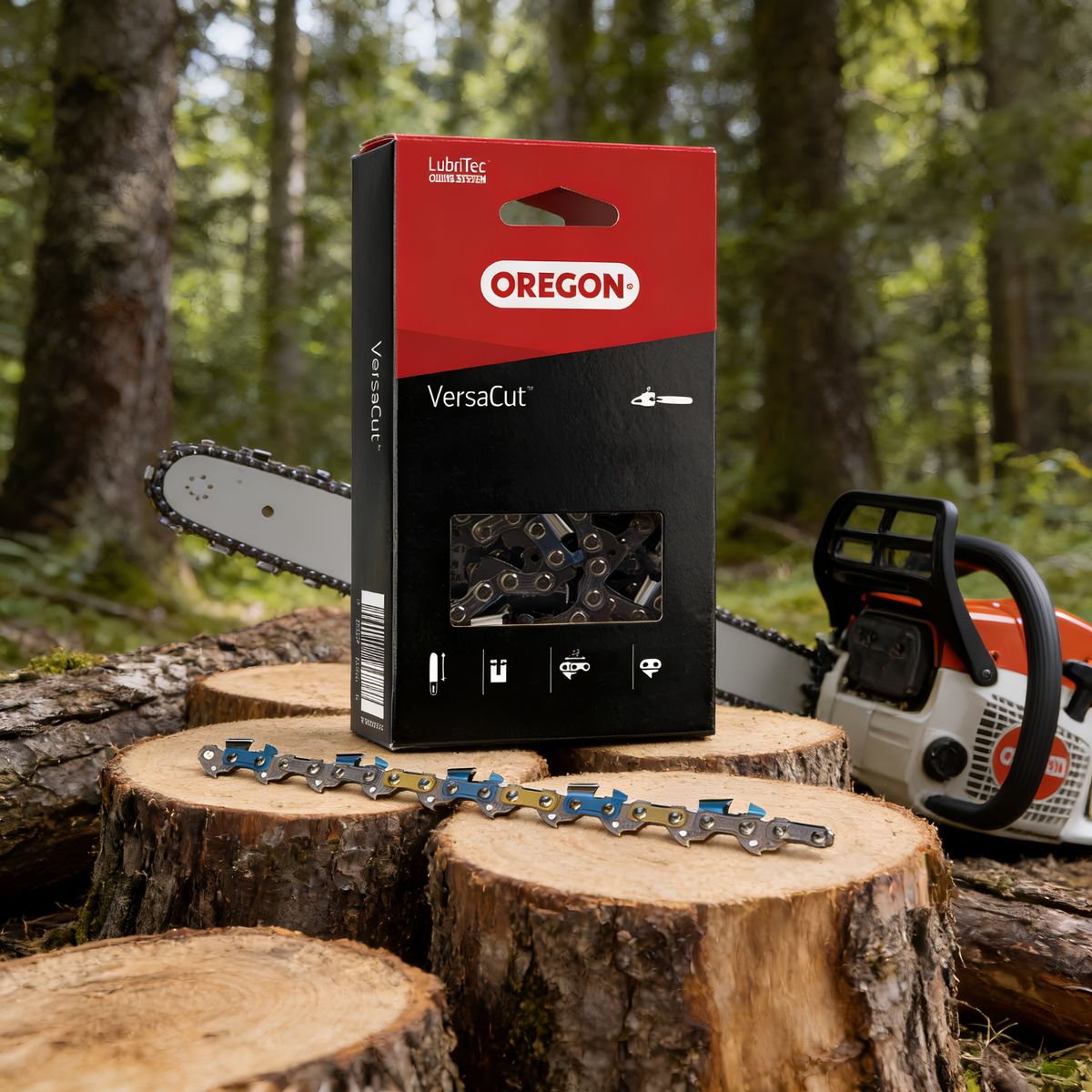 OREGON - Cadena Motosierra 3/ 8 Pulgadas 18 Repuesto