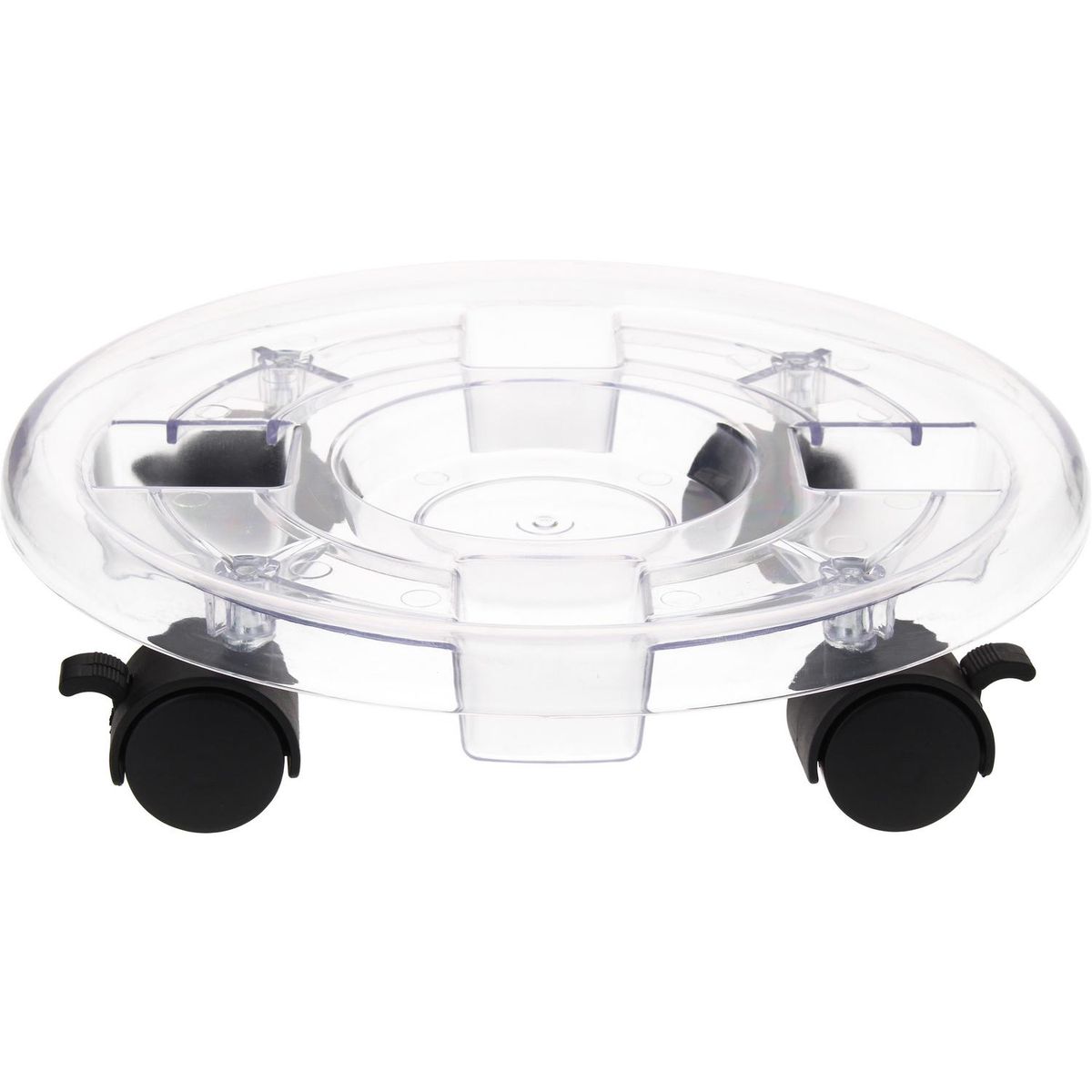 CASA BONITA - Base para macetero con ruedas 30 cm de plástico