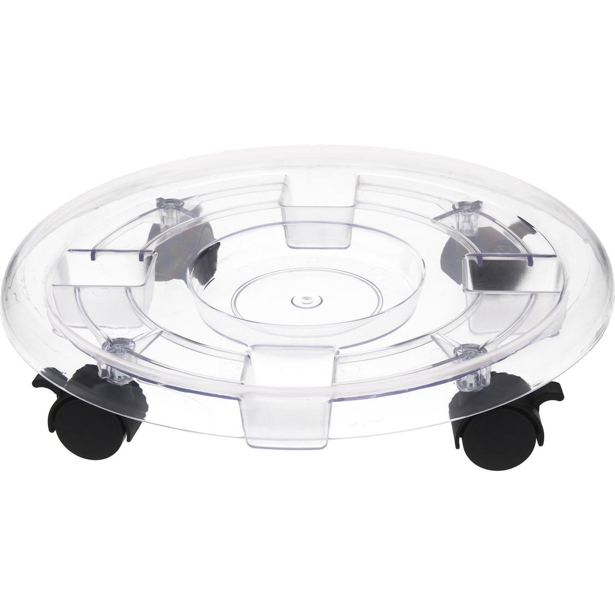 CASA BONITA - Base para macetero con ruedas 38 cm de plástico