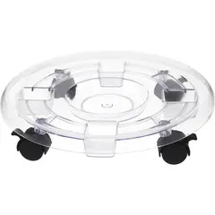 CASA BONITA - Base para macetero con ruedas 38 cm de plástico