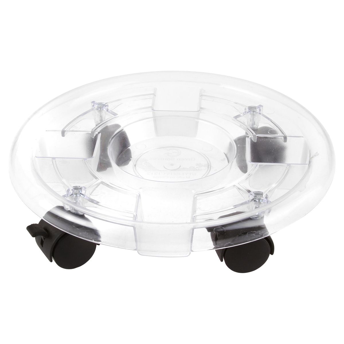 CASA BONITA - Base para macetero con ruedas 38 cm de plástico