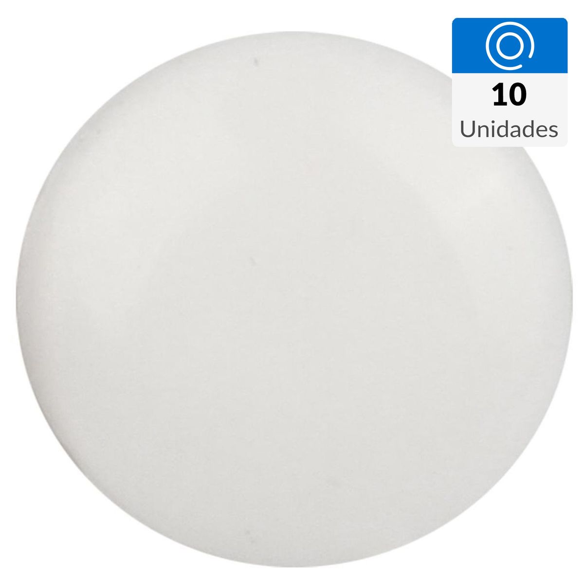 RH - Tapa soberbio chica para tornillo 10 unidades blanco