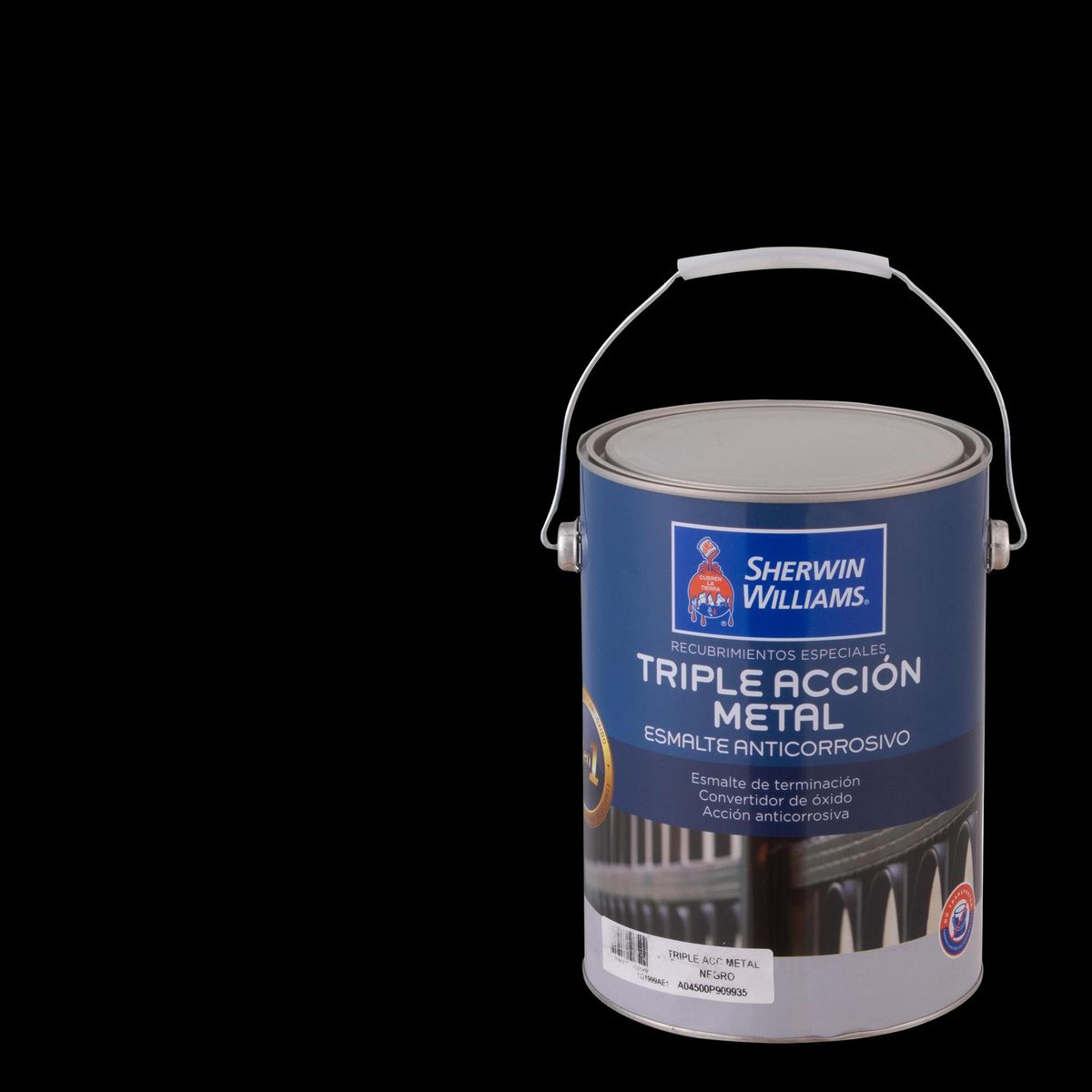 SHERWIN WILLIAMS - Anticorrosivo Satinado Lata 1 galón(es) Mate Negro