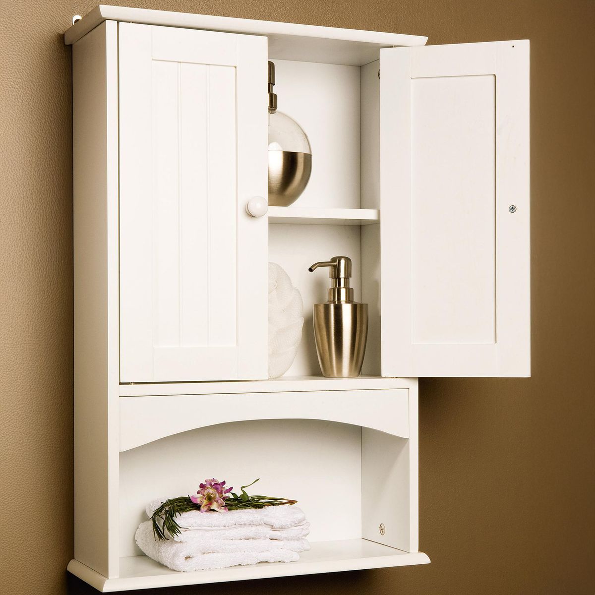 SENSI DACQUA - Botiquín para baño 40x62,5x15 cm blanco