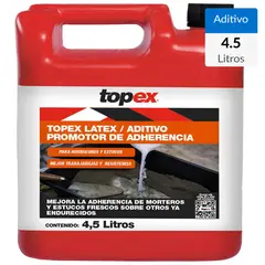 TOPEX - Bidón 4.5 lt Aditivo mejorador de adherencia