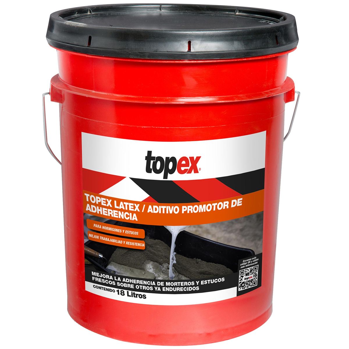 TOPEX - Tineta 18 lt Aditivo mejorador de adherencia