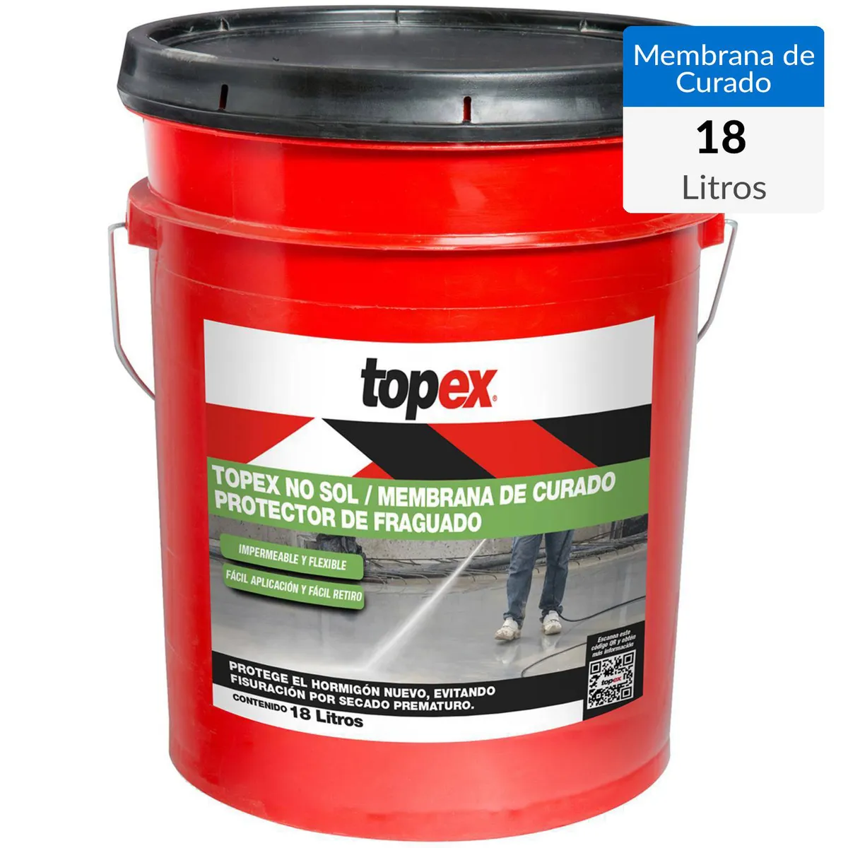 TOPEX - Tineta 18 lt Membrana de curado Topex No-Sol
