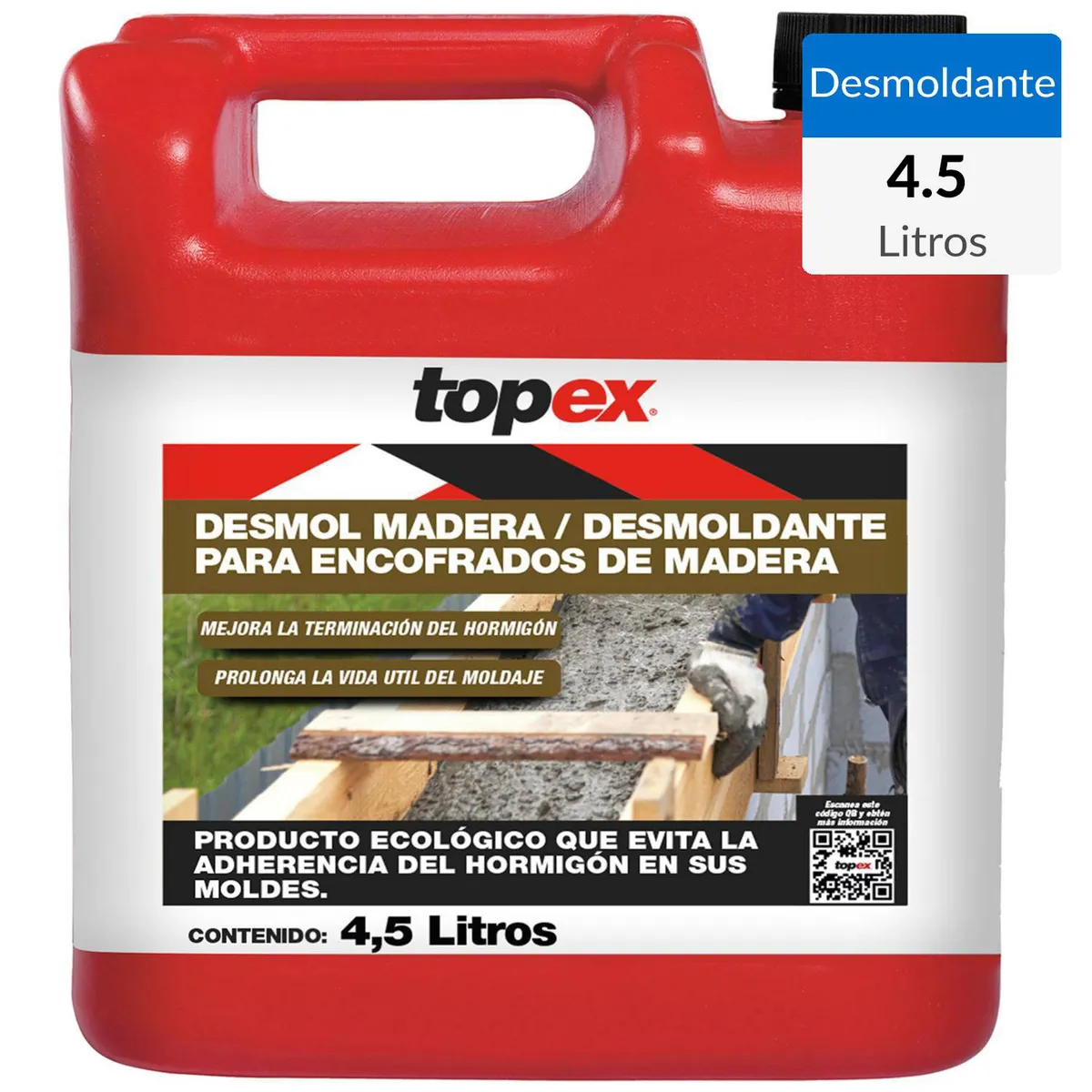 TOPEX - Desmoldante Encofrados 4. 5 Litros Desmol