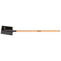 Pala cuadrada de metal negro