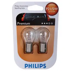 PHILIPS - Set de ampolletas para automóvil 5W 2 unidades