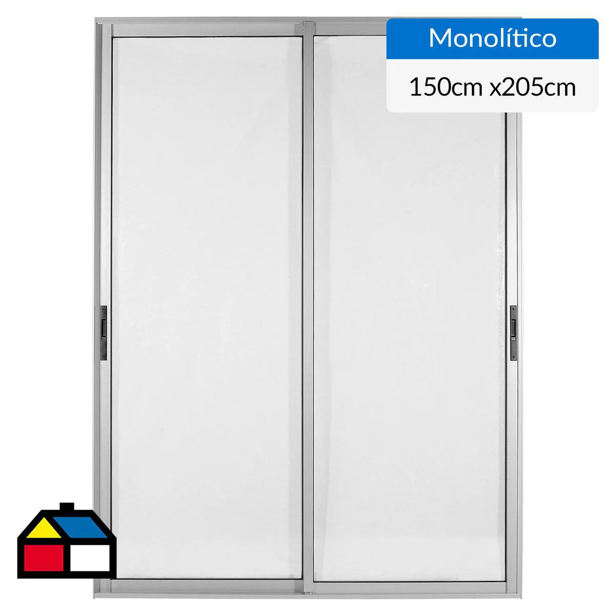 WINTEC - Ventanal monolítico aluminio 150x205 cm mate corredera