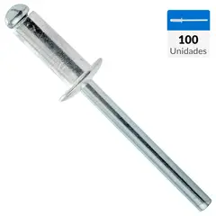 MAMUT - Remache tipo pop 3,2x6 mm 100 unidades