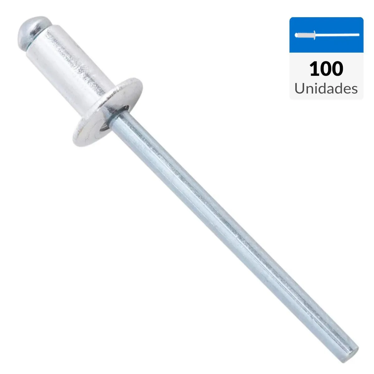 MAMUT - Remache tipo pop 4x8 mm 100 unidades