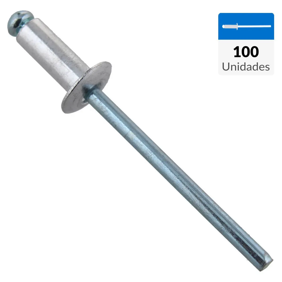 MAMUT - Remache tipo pop 4x12 mm 100 unidades