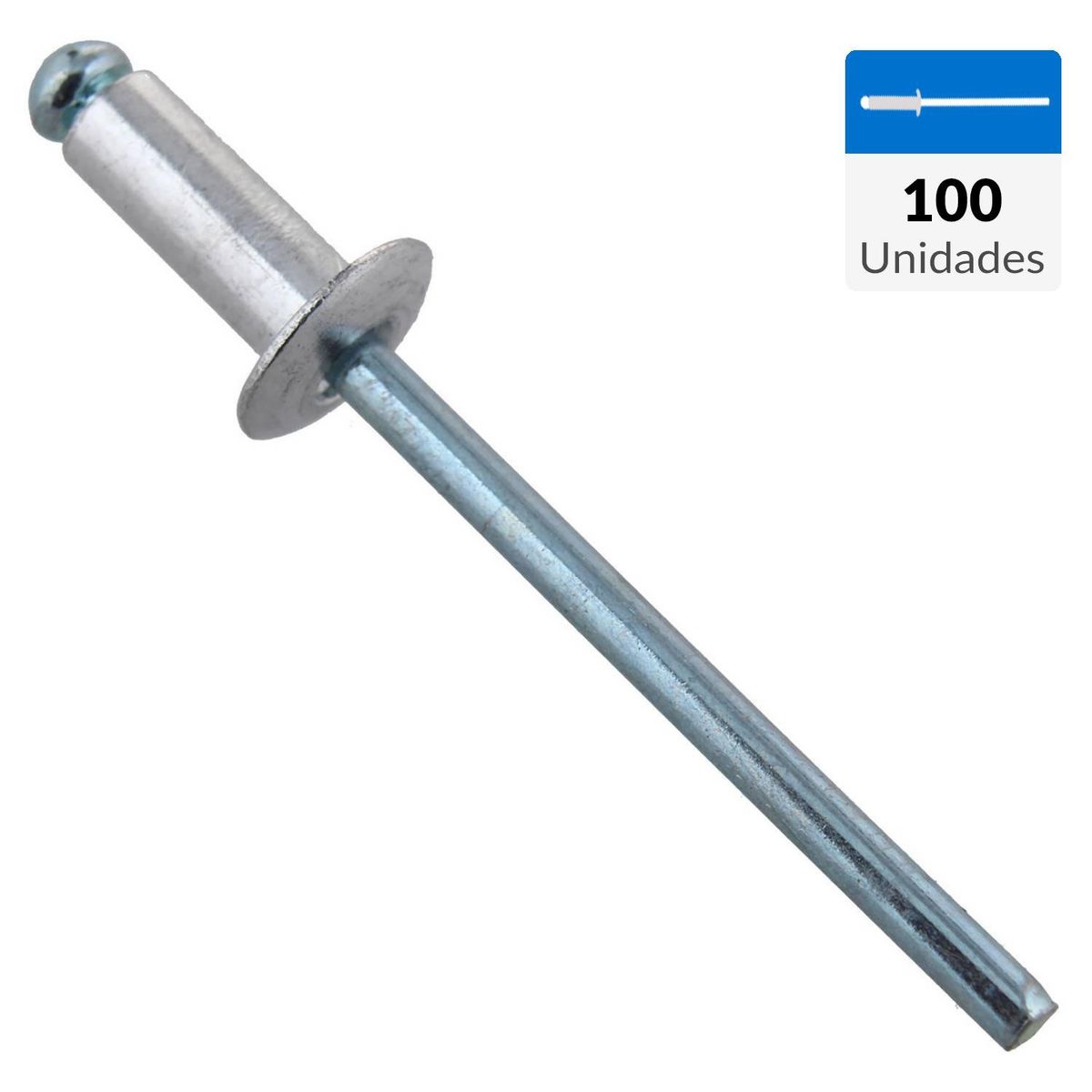 MAMUT - Remache tipo pop 4x12 mm 100 unidades