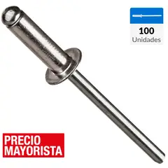 MAMUT - Remache tipo pop 4,8x12 mm 100 unidades