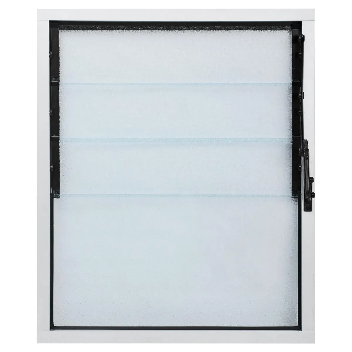 Ventana Aluminio Celosía 45x55 cm Vidrio Monolítico Mate, marca WINTEC - Foto 2