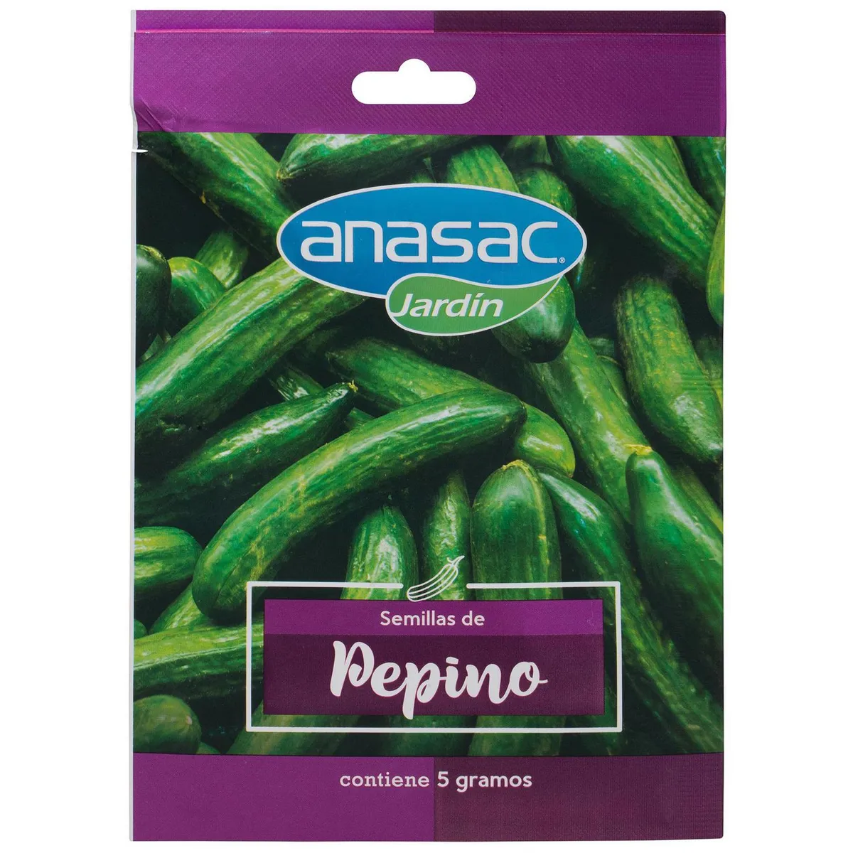 ANASAC - Semilla Pepino 5 gr Sachet