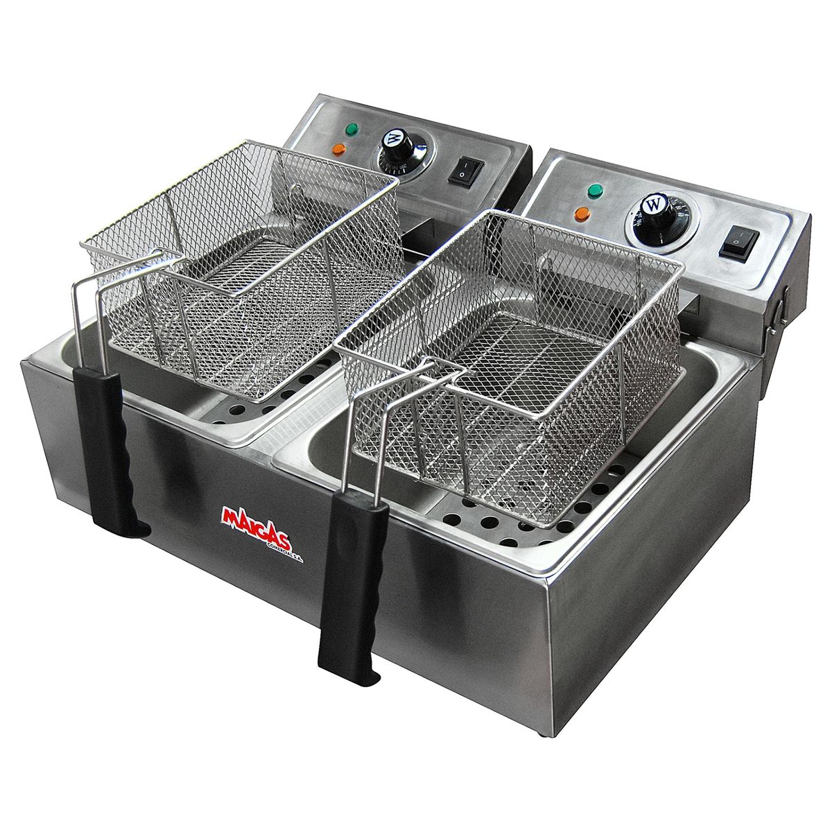 MAIGAS - Freidora eléctrica 5000 W gris