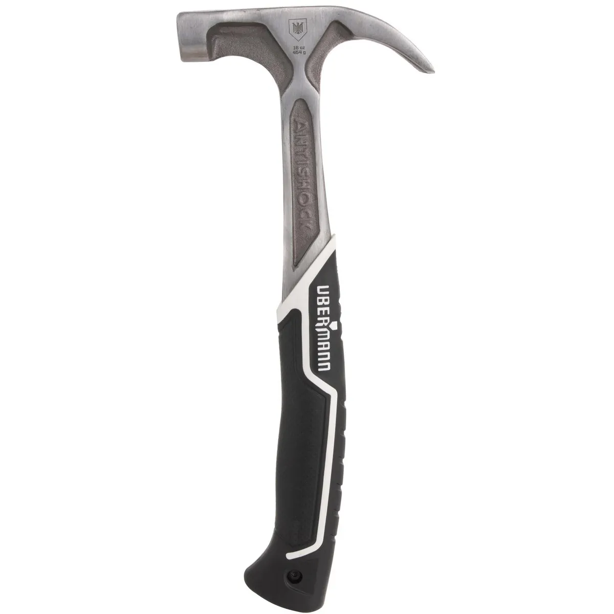 UBERMANN - Martillo carpintero anti vibración 16 Oz acero
