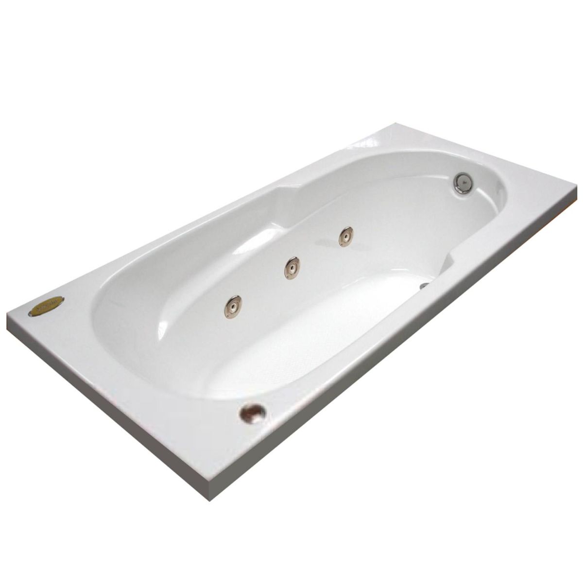 JACUZZI - Tina Hidromasaje 160 x 70 x 46 cm Jet 160070 Izquierda 7 Jets
